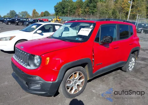 2017 Jeep Renegade Latitude 4X4 из США, поврежденный, VIN ZACCJBBB8HPG02820